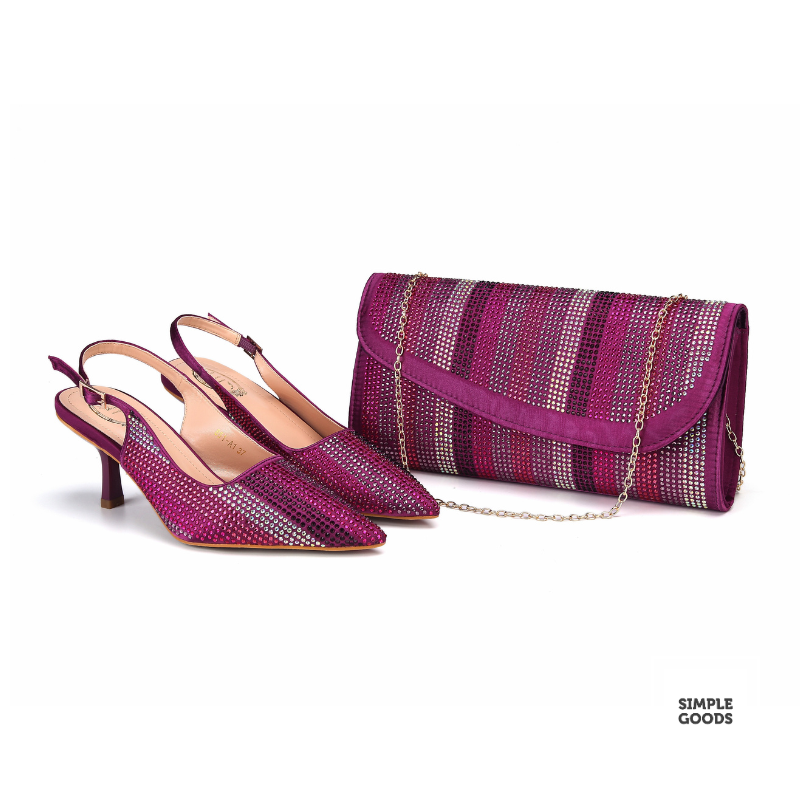 Conjunto Camilla: Sapato Scarpin + Bolsa